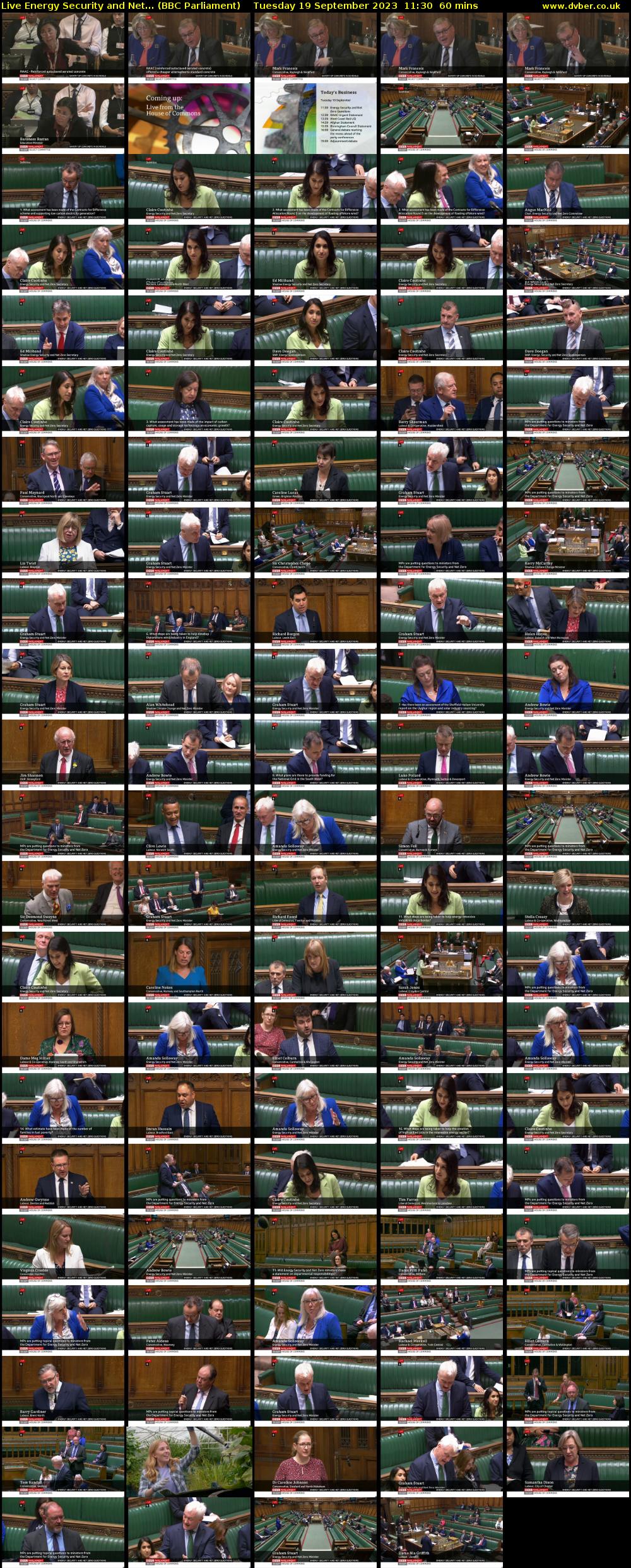 Live Energy Security and Net... (BBC Parliament) Tuesday 19 September 2023 11:30 - 12:30