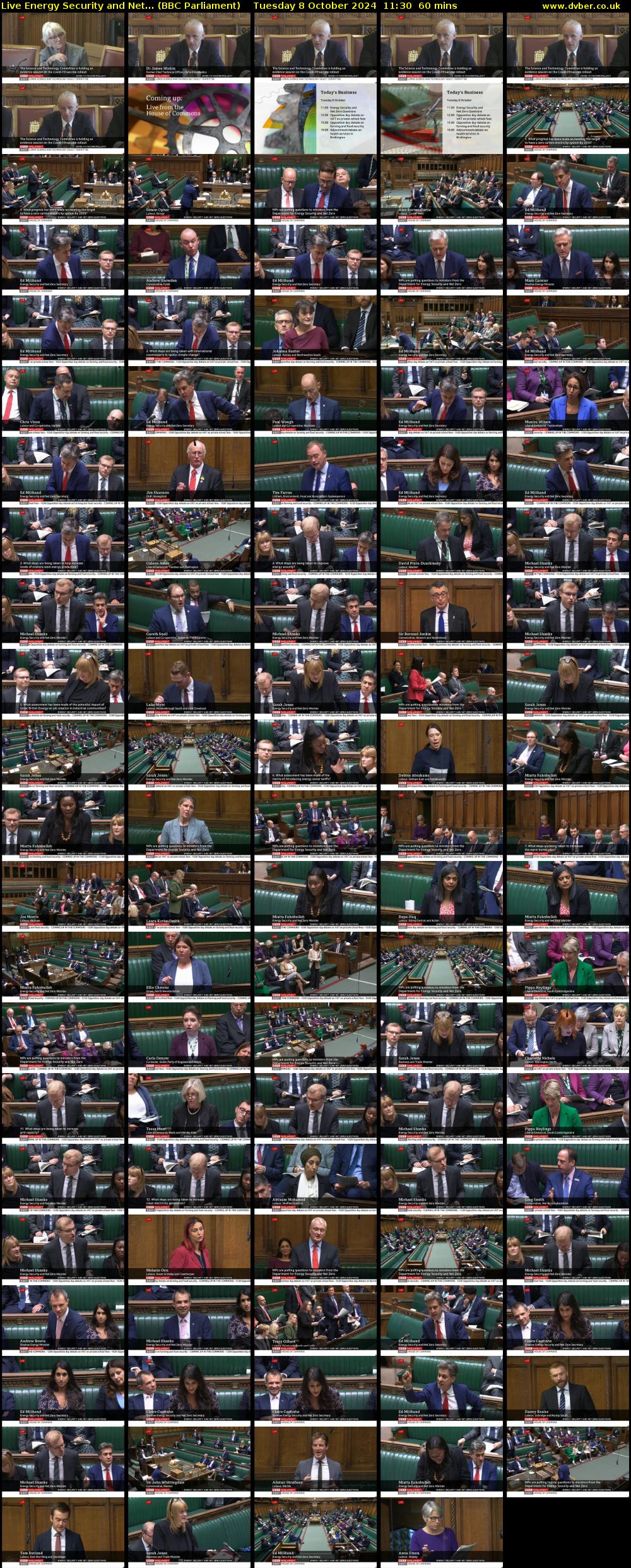 Live Energy Security and Net... (BBC Parliament) Tuesday 8 October 2024 11:30 - 12:30