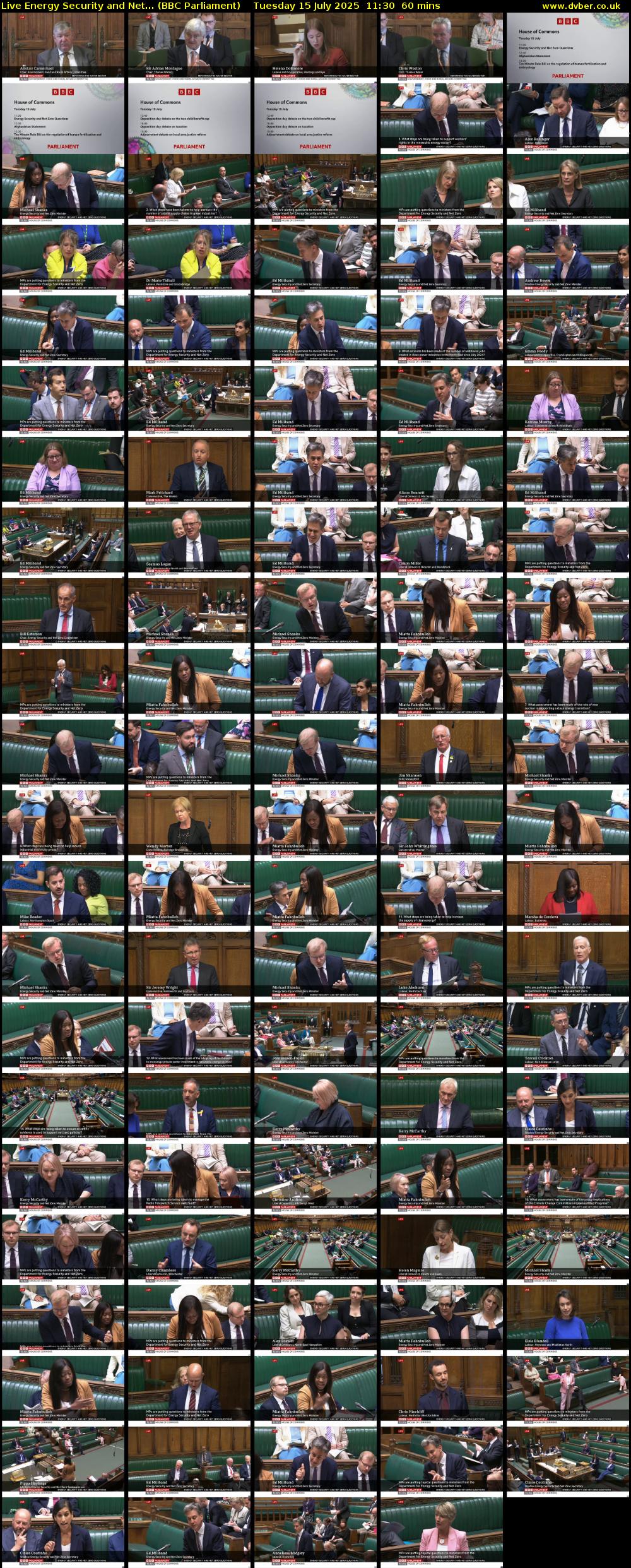 Live Energy Security and Net... (BBC Parliament) Tuesday 15 July 2025 11:30 - 12:30