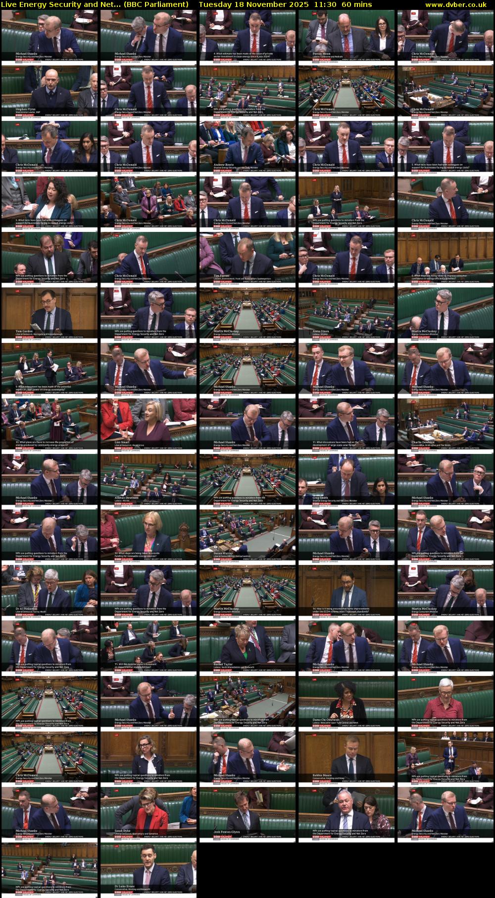 Live Energy Security and Net... (BBC Parliament) Tuesday 18 November 2025 11:30 - 12:30