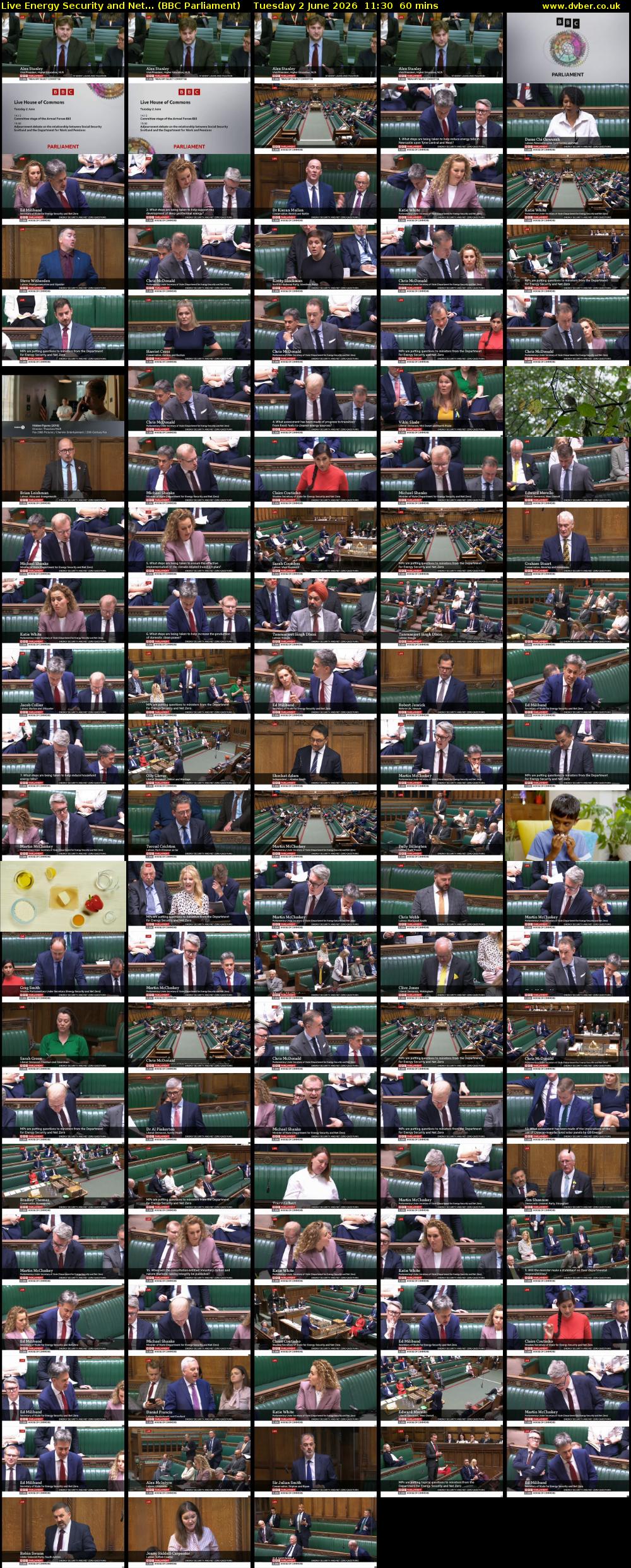 Live Energy Security and Net... (BBC Parliament) Tuesday 2 June 2026 11:30 - 12:30