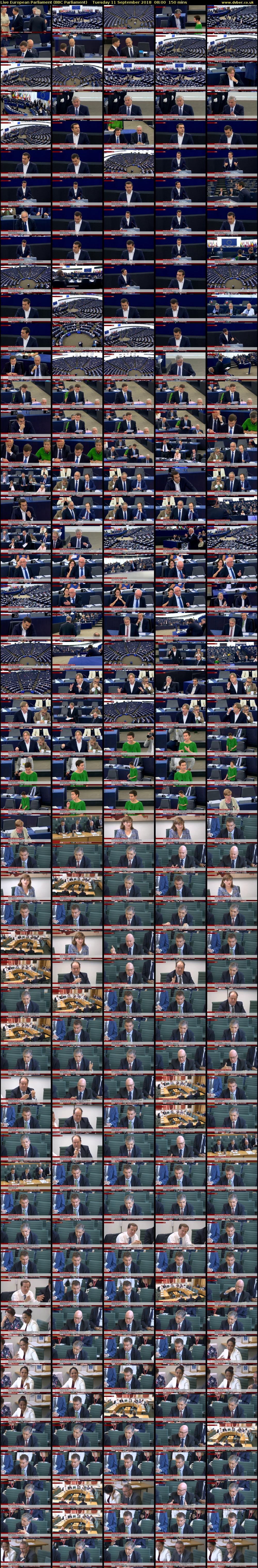 Live European Parliament (BBC Parliament) Tuesday 11 September 2018 08:00 - 10:30