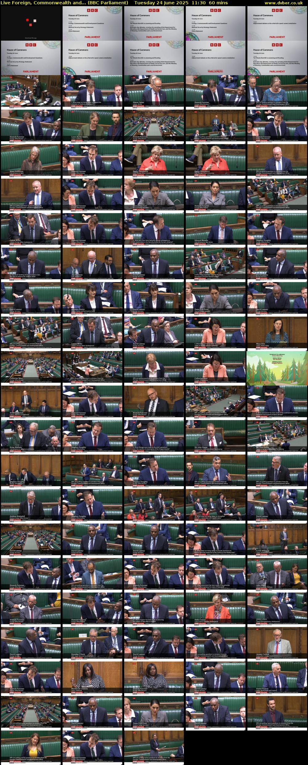 Live Foreign, Commonwealth and... (BBC Parliament) Tuesday 24 June 2025 11:30 - 12:30