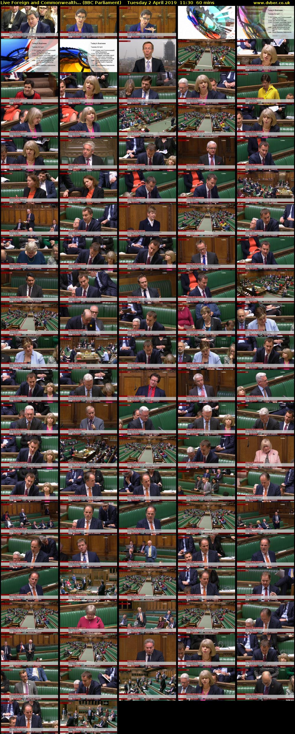 Live Foreign and Commonwealth... (BBC Parliament) Tuesday 2 April 2019 11:30 - 12:30