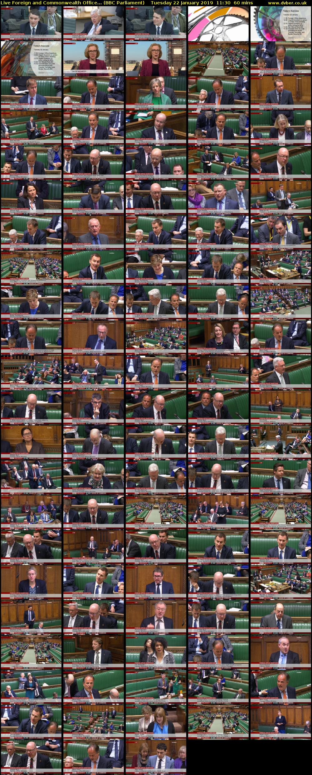 Live Foreign and Commonwealth Office... (BBC Parliament) Tuesday 22 January 2019 11:30 - 12:30