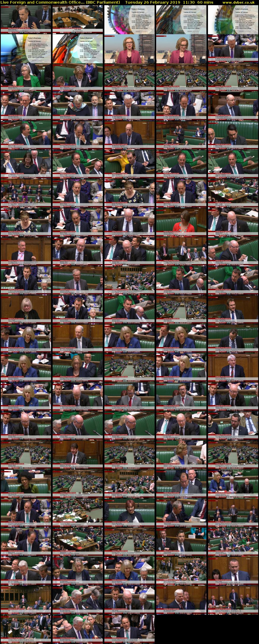 Live Foreign and Commonwealth Office... (BBC Parliament) Tuesday 26 February 2019 11:30 - 12:30