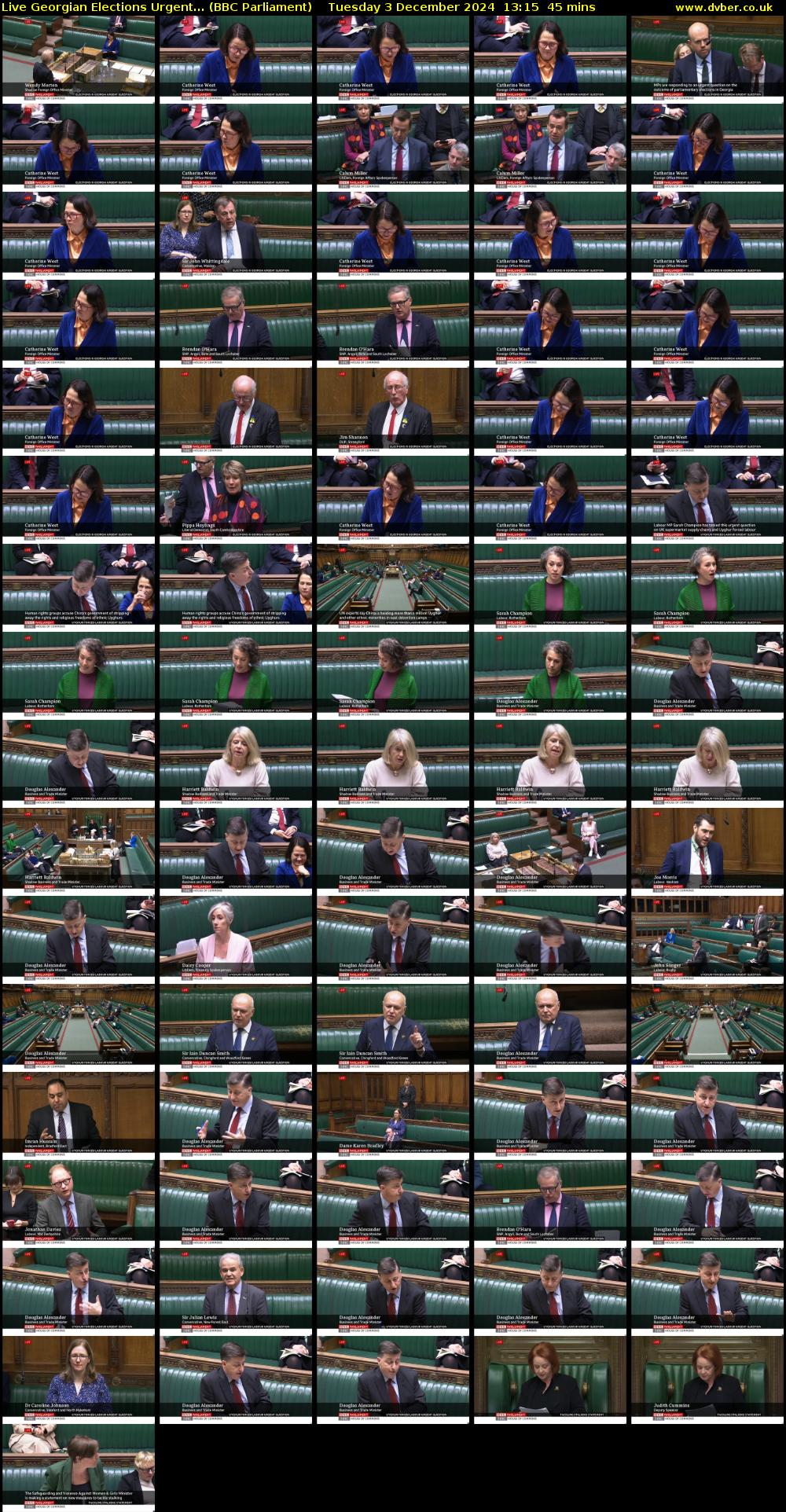 Live Georgian Elections Urgent... (BBC Parliament) Tuesday 3 December 2024 13:15 - 14:00