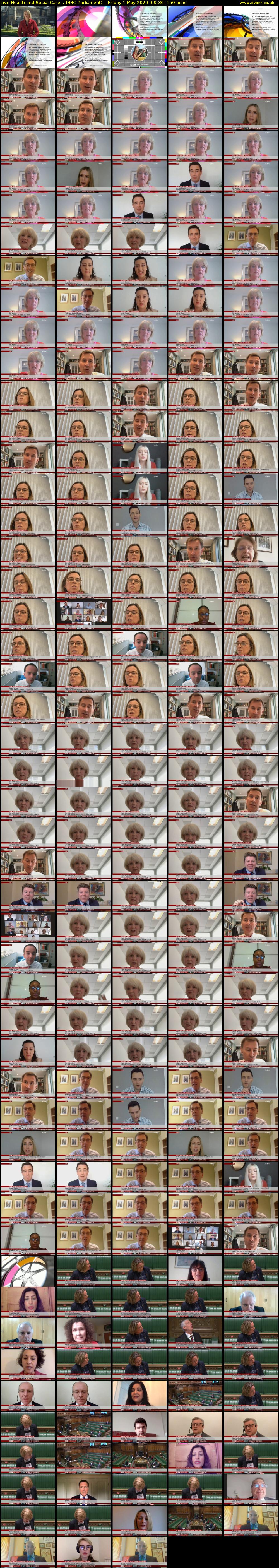 Live Health and Social Care... (BBC Parliament) Friday 1 May 2020 09:30 - 12:00