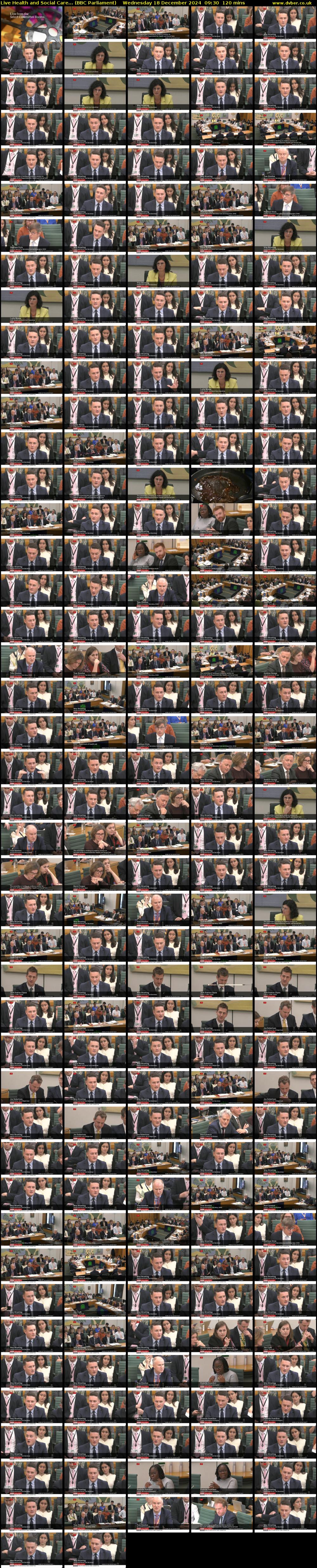 Live Health and Social Care... (BBC Parliament) Wednesday 18 December 2024 09:30 - 11:30