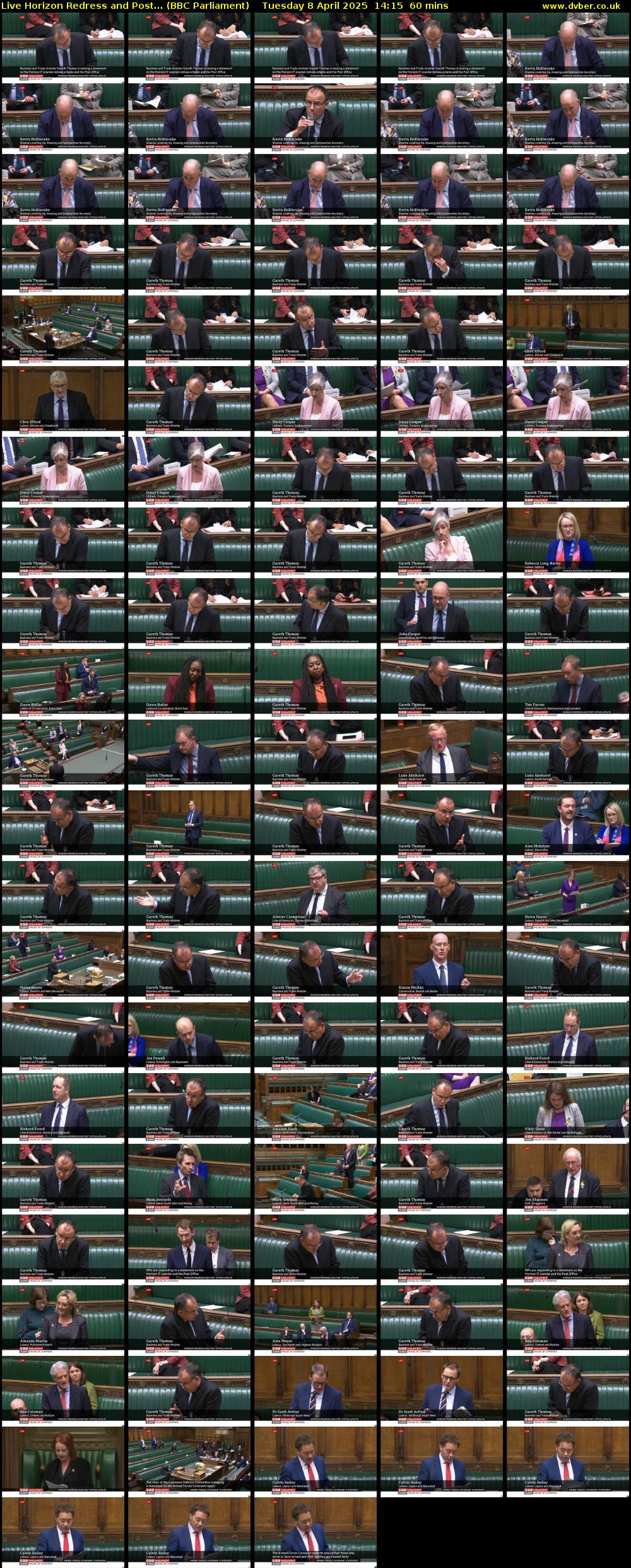 Live Horizon Redress and Post... (BBC Parliament) Tuesday 8 April 2025 14:15 - 15:15