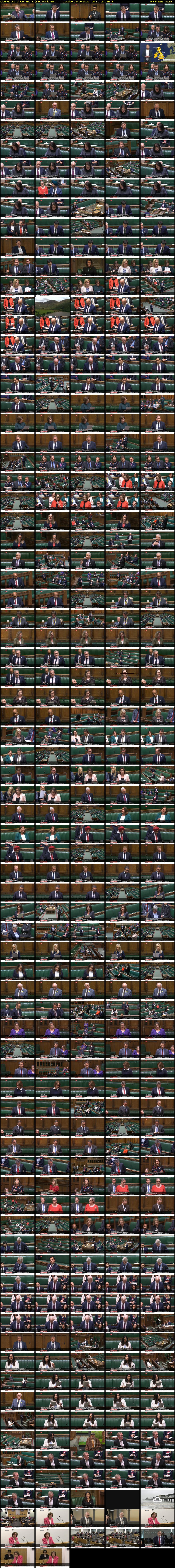 Live House of Commons (BBC Parliament) Tuesday 6 May 2025 18:30 - 22:30
