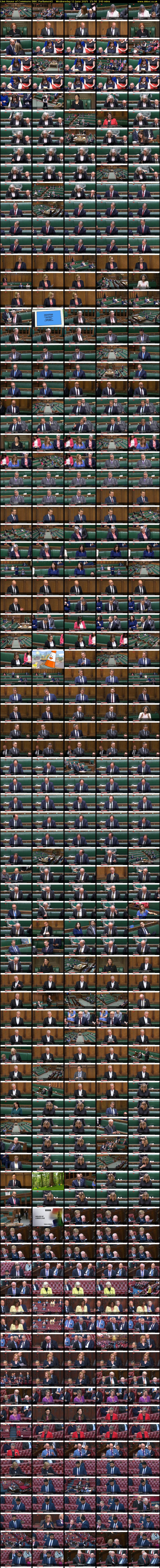 Live House of Commons (BBC Parliament) Wednesday 11 June 2025 15:30 - 19:30
