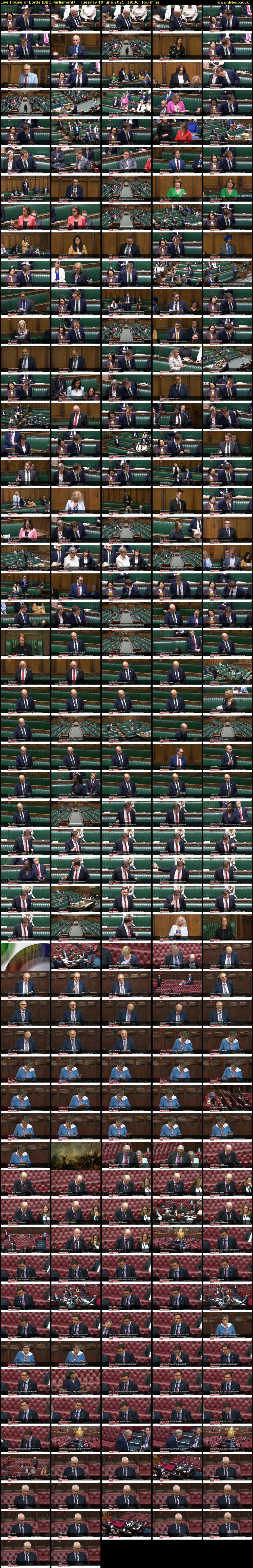 Live House of Lords (BBC Parliament) Tuesday 10 June 2025 19:30 - 22:00