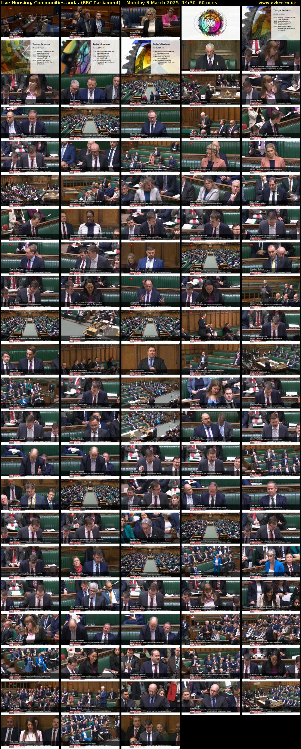Live Housing, Communities and... (BBC Parliament) Monday 3 March 2025 14:30 - 15:30