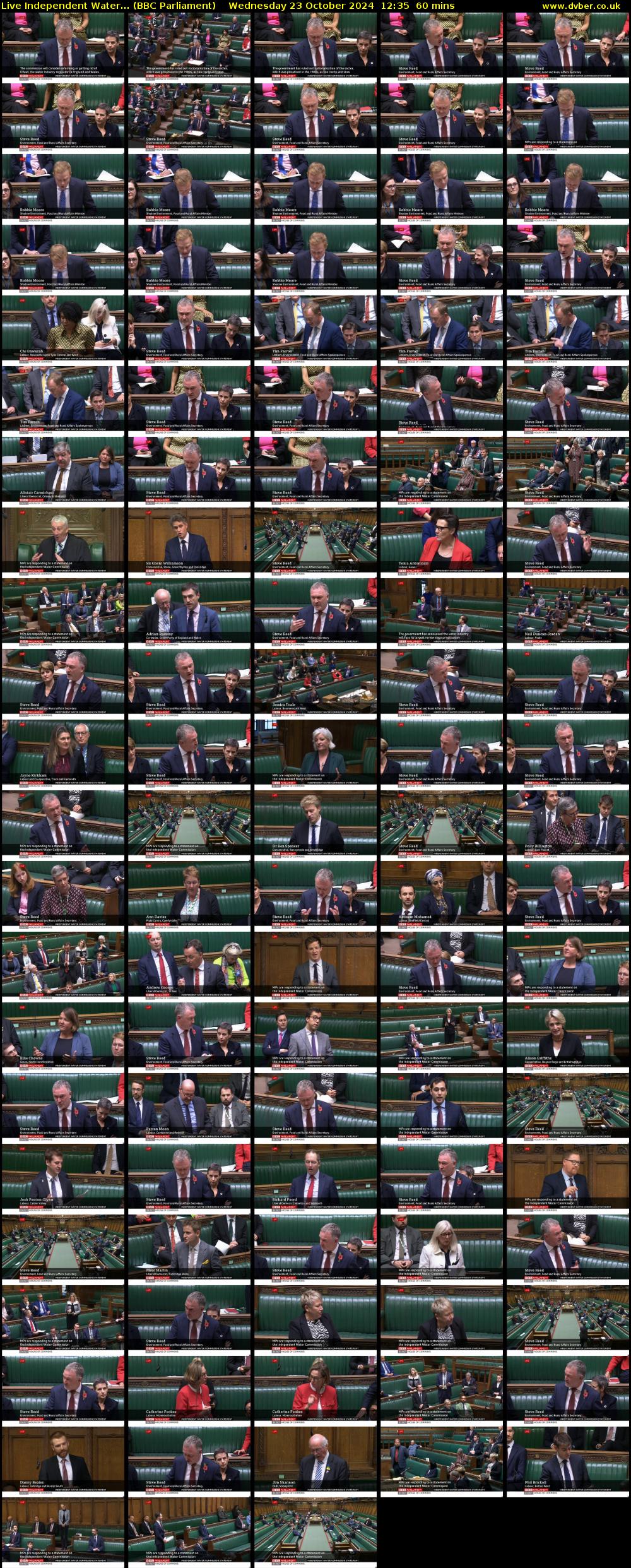 Live Independent Water... (BBC Parliament) Wednesday 23 October 2024 12:35 - 13:35