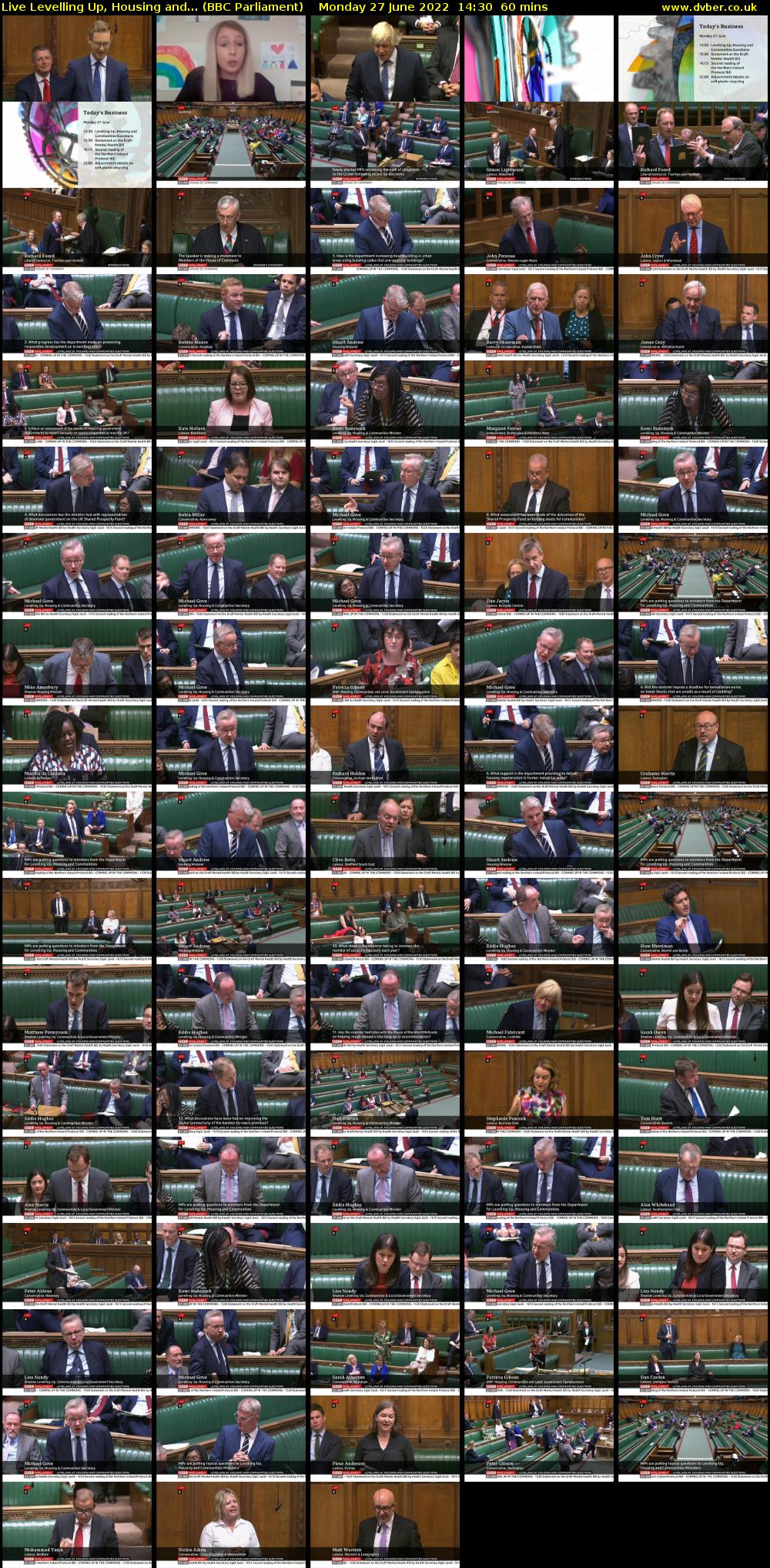Live Levelling Up, Housing and... (BBC Parliament) Monday 27 June 2022 14:30 - 15:30