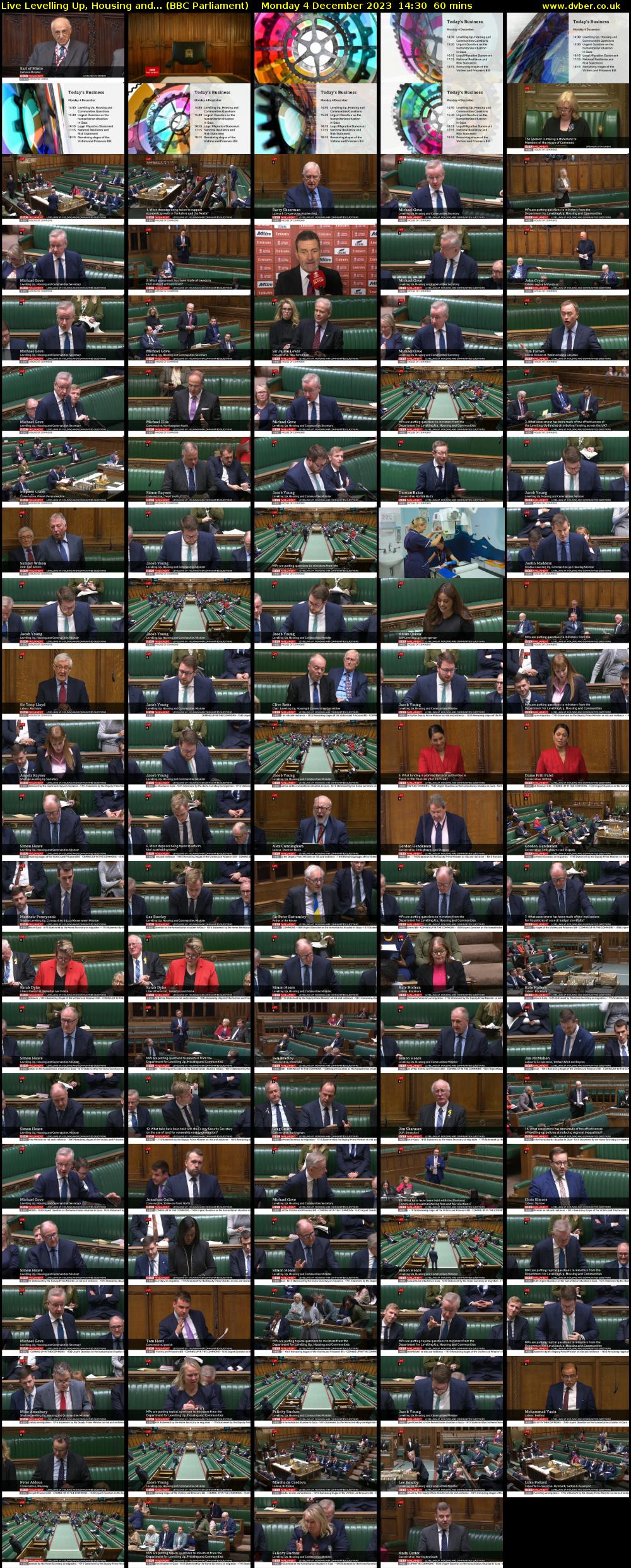 Live Levelling Up, Housing and... (BBC Parliament) Monday 4 December 2023 14:30 - 15:30
