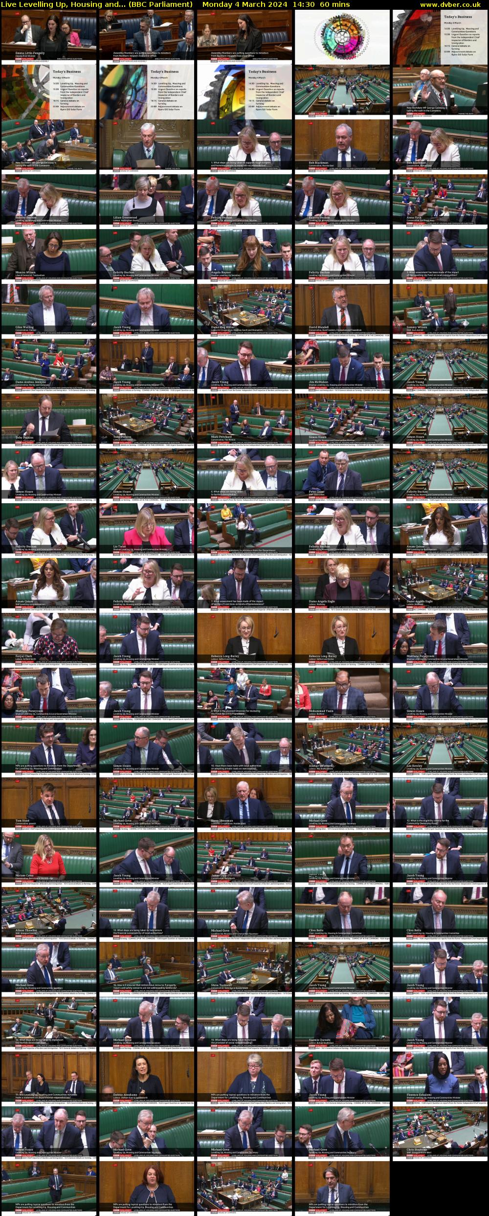 Live Levelling Up, Housing and... (BBC Parliament) Monday 4 March 2024 14:30 - 15:30