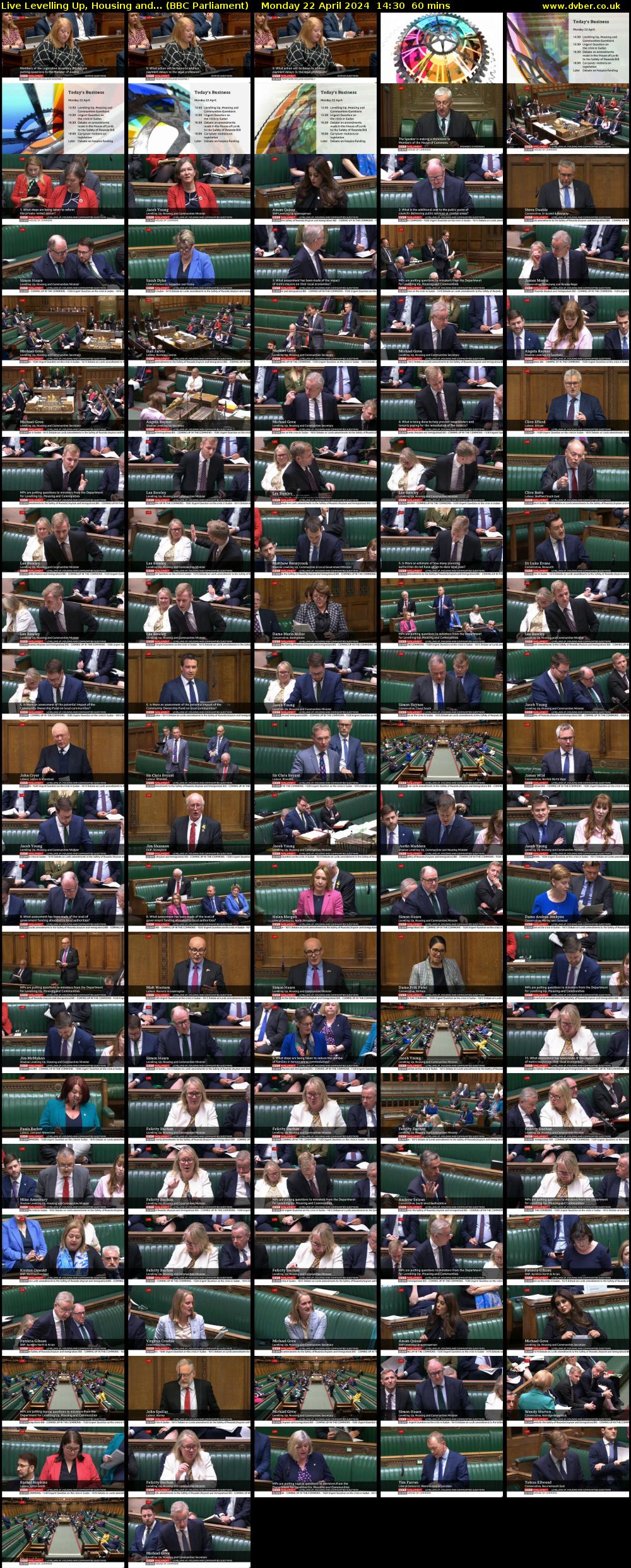 Live Levelling Up, Housing and... (BBC Parliament) Monday 22 April 2024 14:30 - 15:30