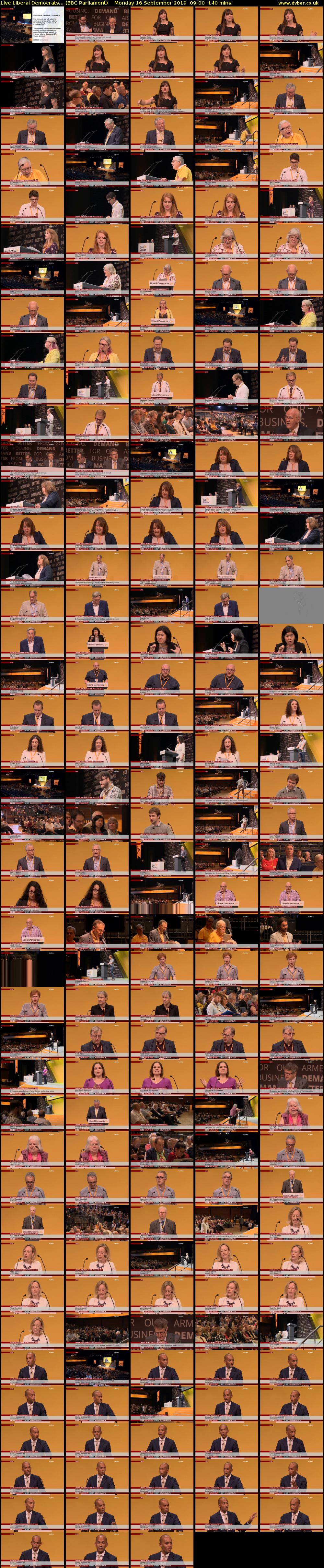 Live Liberal Democrats... (BBC Parliament) Monday 16 September 2019 09:00 - 11:20