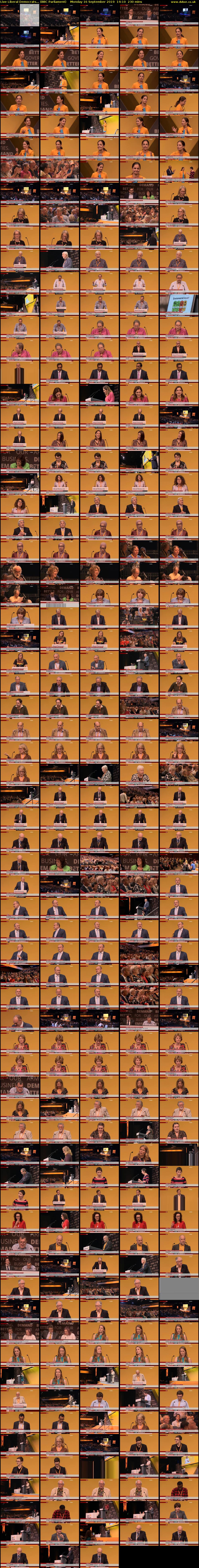 Live Liberal Democrats... (BBC Parliament) Monday 16 September 2019 14:10 - 18:00