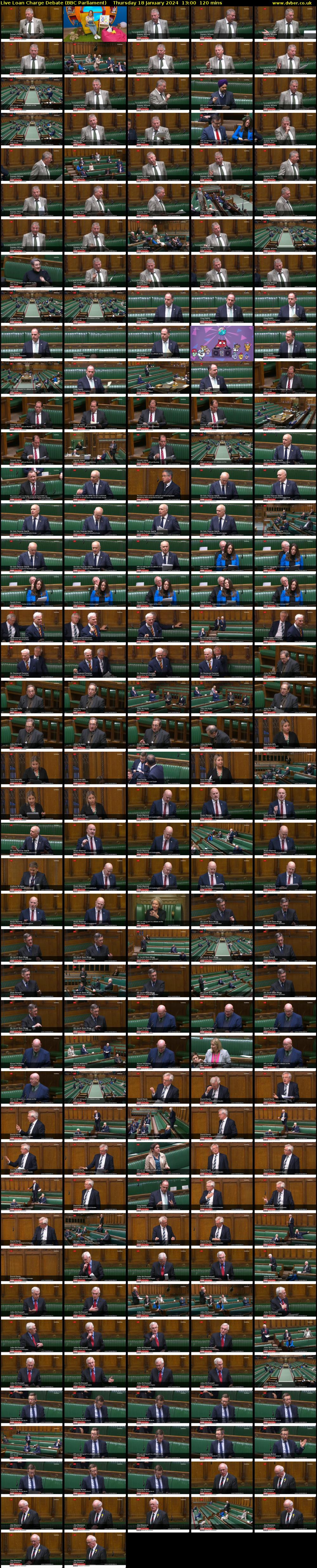 Live Loan Charge Debate (BBC Parliament) Thursday 18 January 2024 13:00 - 15:00
