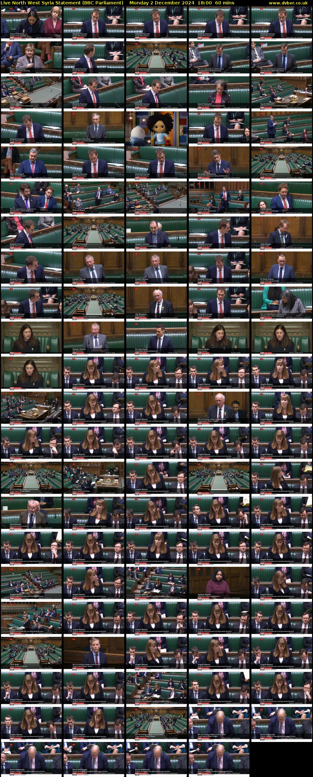 Live North West Syria Statement (BBC Parliament) Monday 2 December 2024 18:00 - 19:00