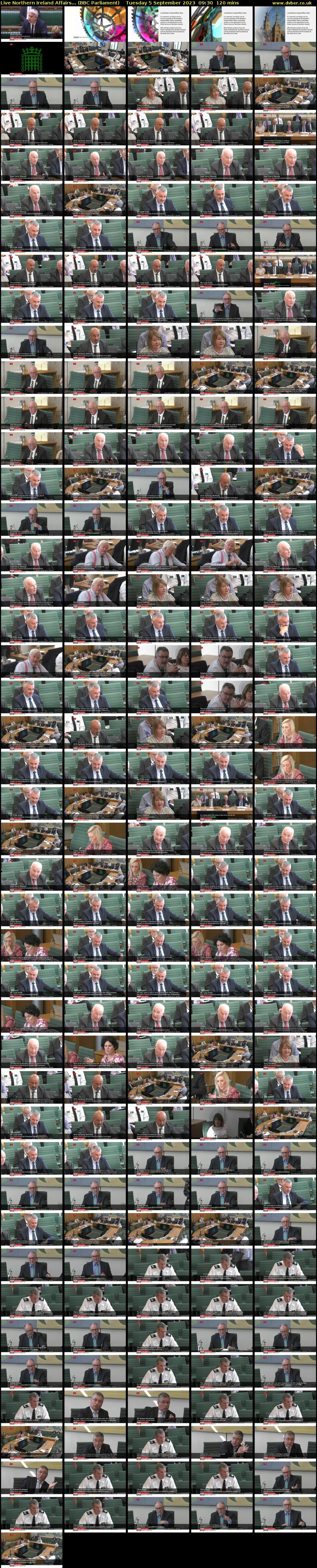 Live Northern Ireland Affairs... (BBC Parliament) Tuesday 5 September 2023 09:30 - 11:30
