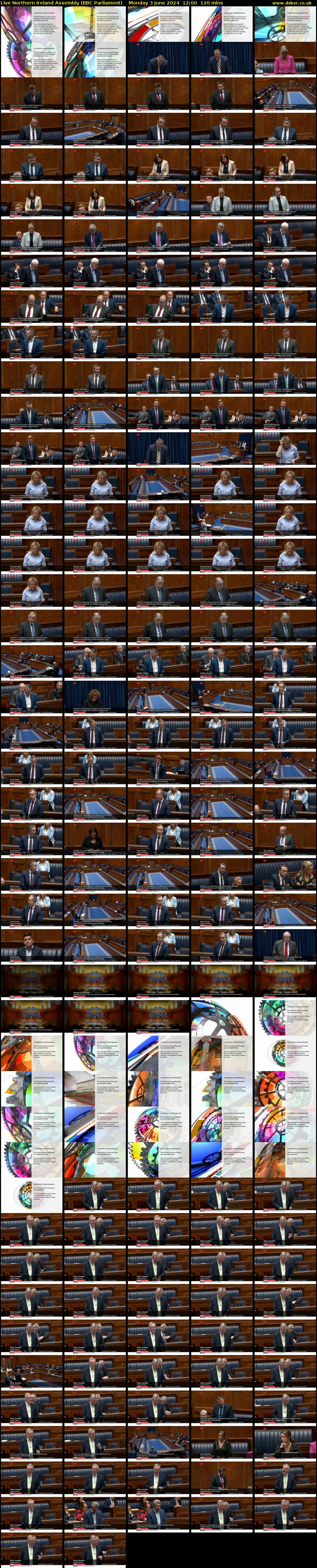 Live Northern Ireland Assembly (BBC Parliament) Monday 3 June 2024 12:00 - 14:00