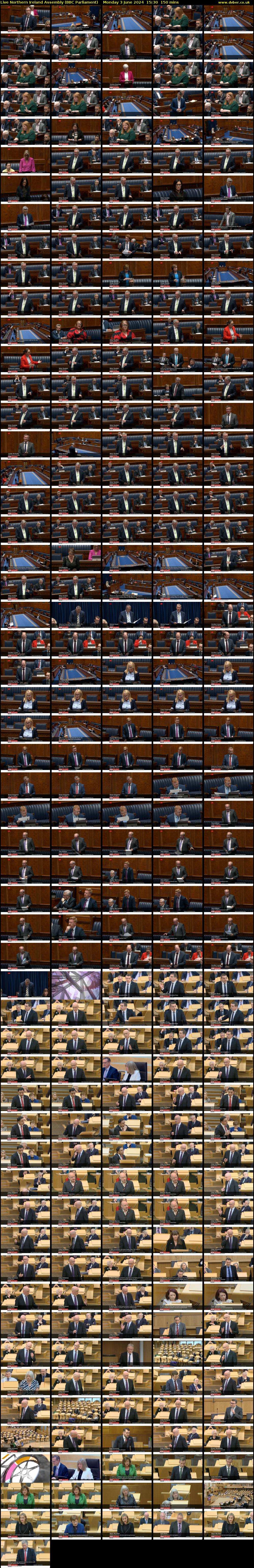 Live Northern Ireland Assembly (BBC Parliament) Monday 3 June 2024 15:30 - 18:00