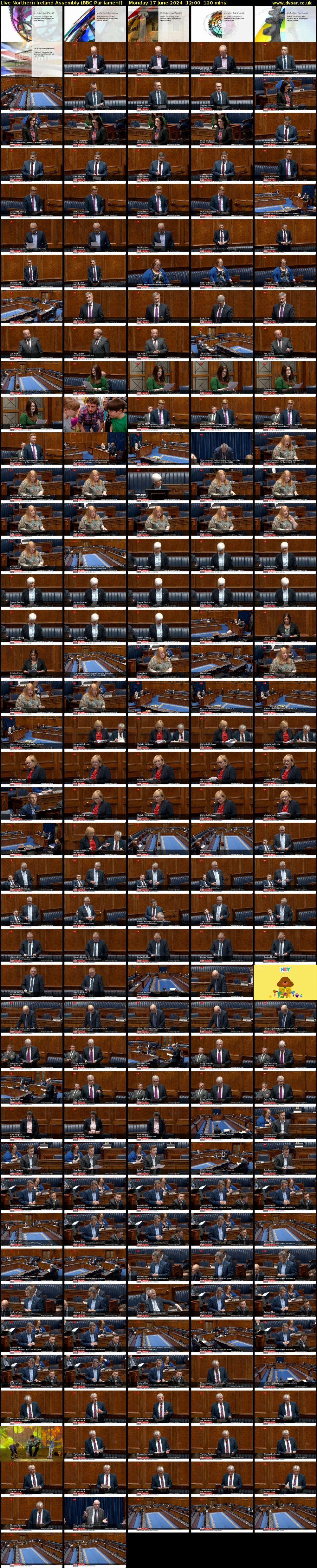 Live Northern Ireland Assembly (BBC Parliament) Monday 17 June 2024 12:00 - 14:00