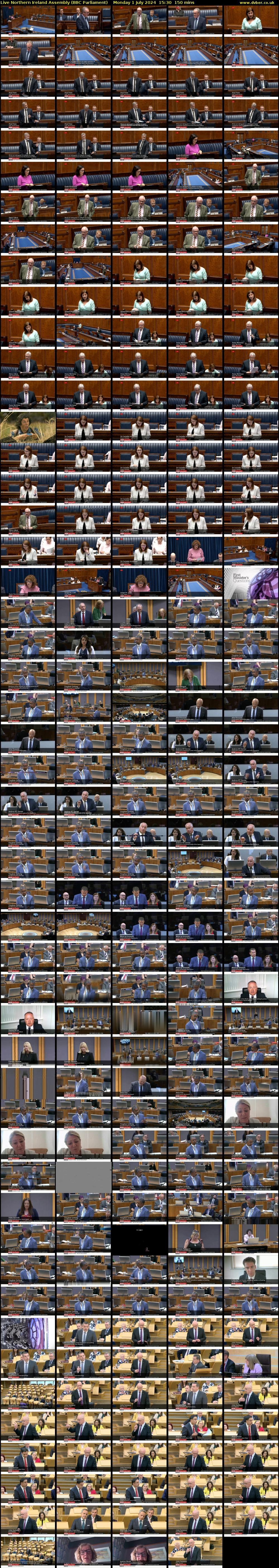 Live Northern Ireland Assembly (BBC Parliament) Monday 1 July 2024 15:30 - 18:00