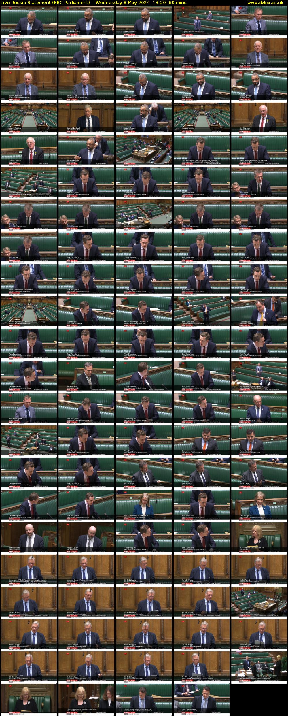 Live Russia Statement (BBC Parliament) Wednesday 8 May 2024 13:20 - 14:20