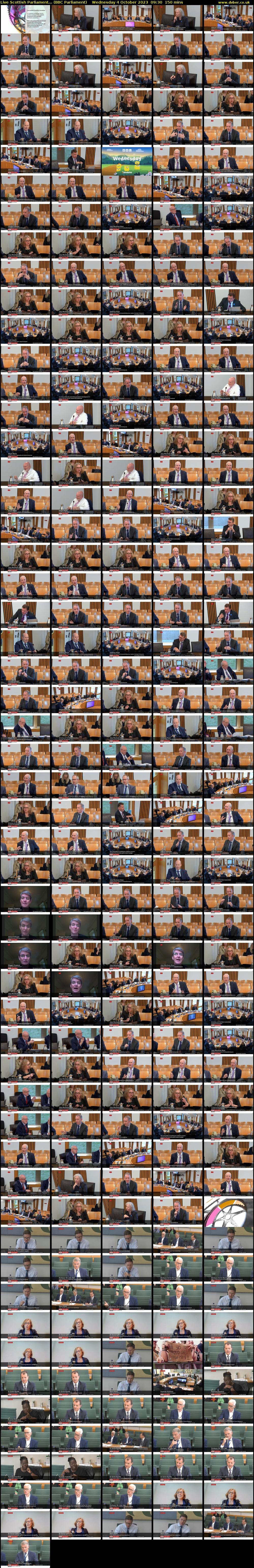 Live Scottish Parliament... (BBC Parliament) Wednesday 4 October 2023 09:30 - 12:00