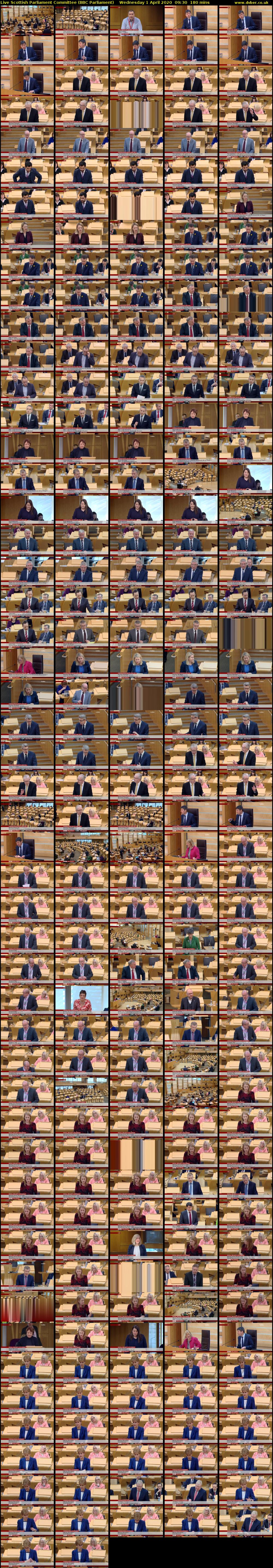 Live Scottish Parliament Committee (BBC Parliament) Wednesday 1 April 2020 09:30 - 12:30