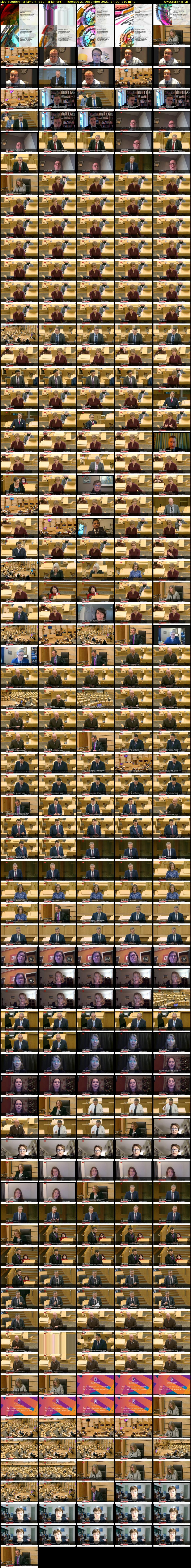 Live Scottish Parliament (BBC Parliament) Tuesday 21 December 2021 14:00 - 17:30