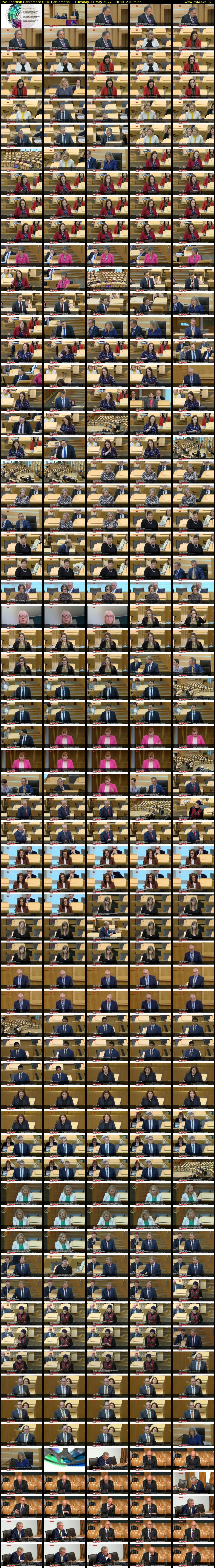 Live Scottish Parliament (BBC Parliament) Tuesday 31 May 2022 14:00 - 17:30