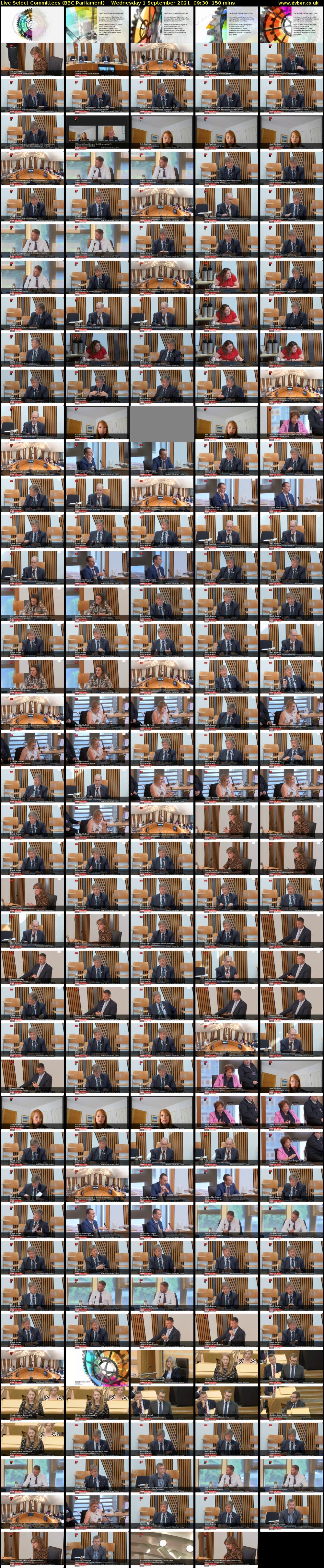 Live Select Committees (BBC Parliament) Wednesday 1 September 2021 09:30 - 12:00