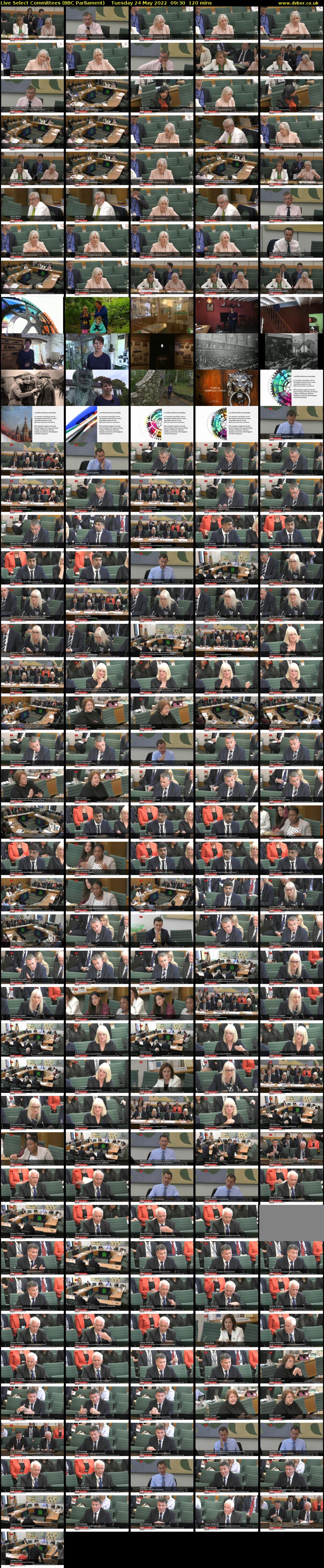 Live Select Committees (BBC Parliament) Tuesday 24 May 2022 09:30 - 11:30