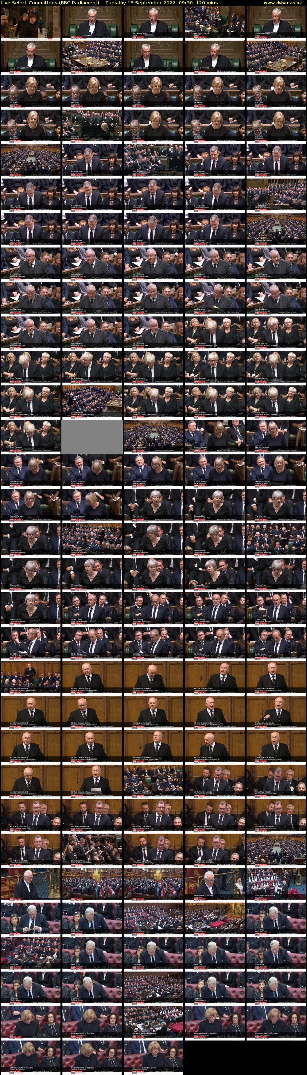 Live Select Committees (BBC Parliament) Tuesday 13 September 2022 09:30 - 11:30