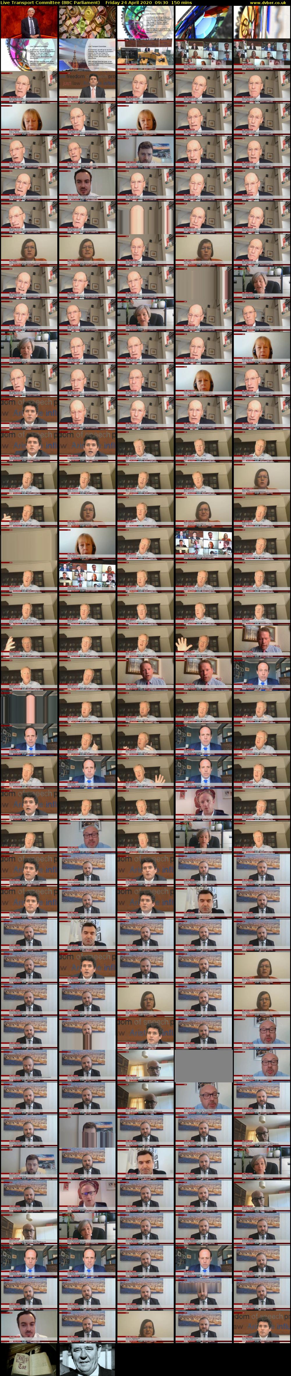 Live Transport Committee (BBC Parliament) Friday 24 April 2020 09:30 - 12:00