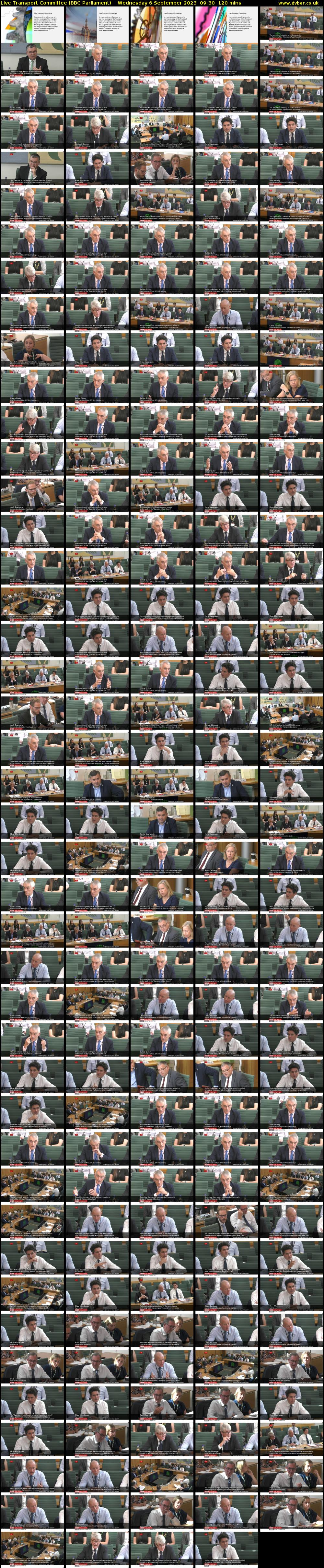 Live Transport Committee (BBC Parliament) Wednesday 6 September 2023 09:30 - 11:30