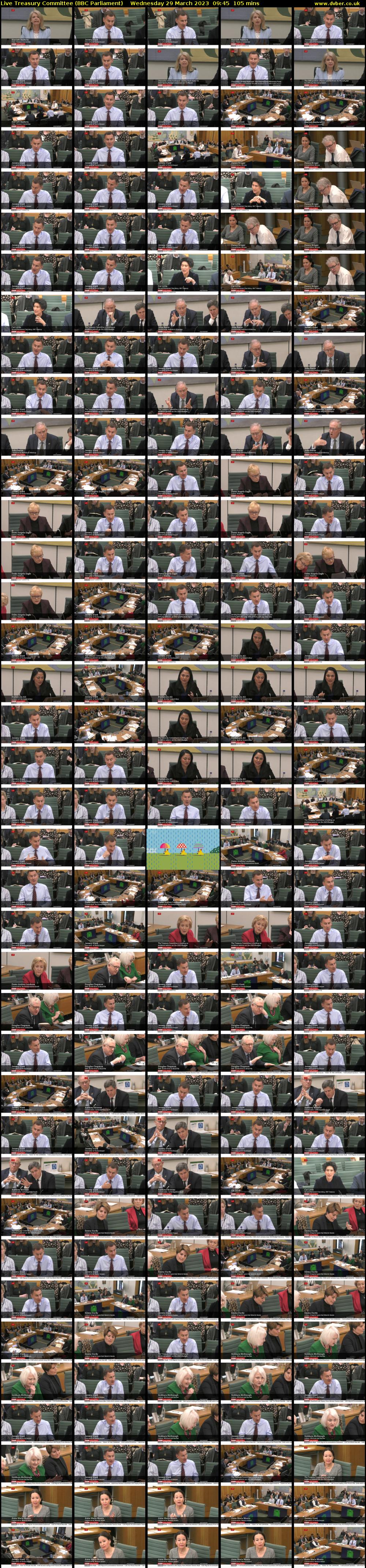 Live Treasury Committee (BBC Parliament) Wednesday 29 March 2023 09:45 - 11:30