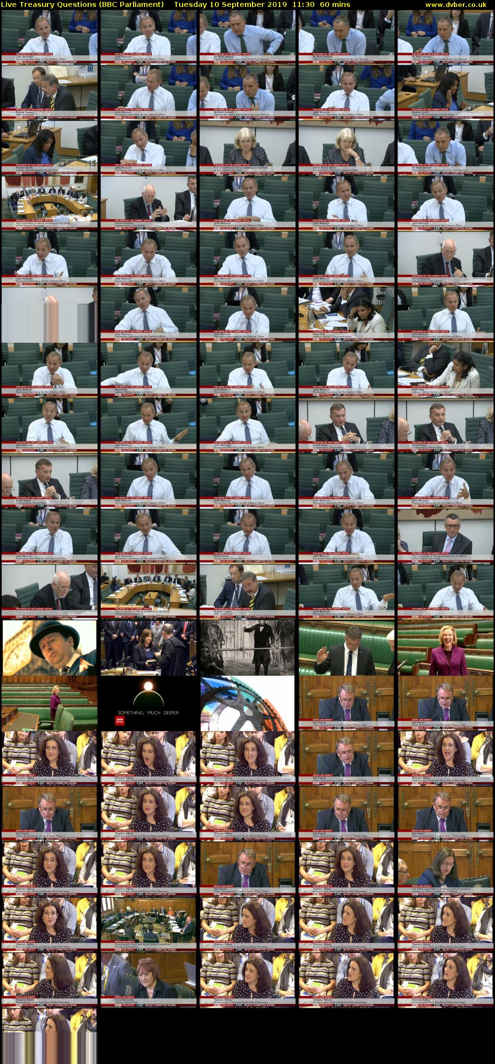 Live Treasury Questions (BBC Parliament) Tuesday 10 September 2019 11:30 - 12:30