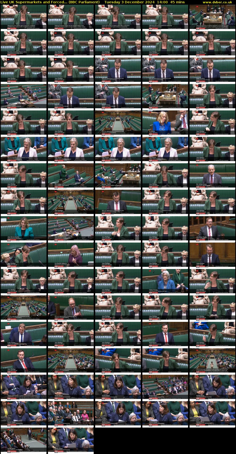 Live UK Supermarkets and Forced... (BBC Parliament) Tuesday 3 December 2024 14:00 - 14:45