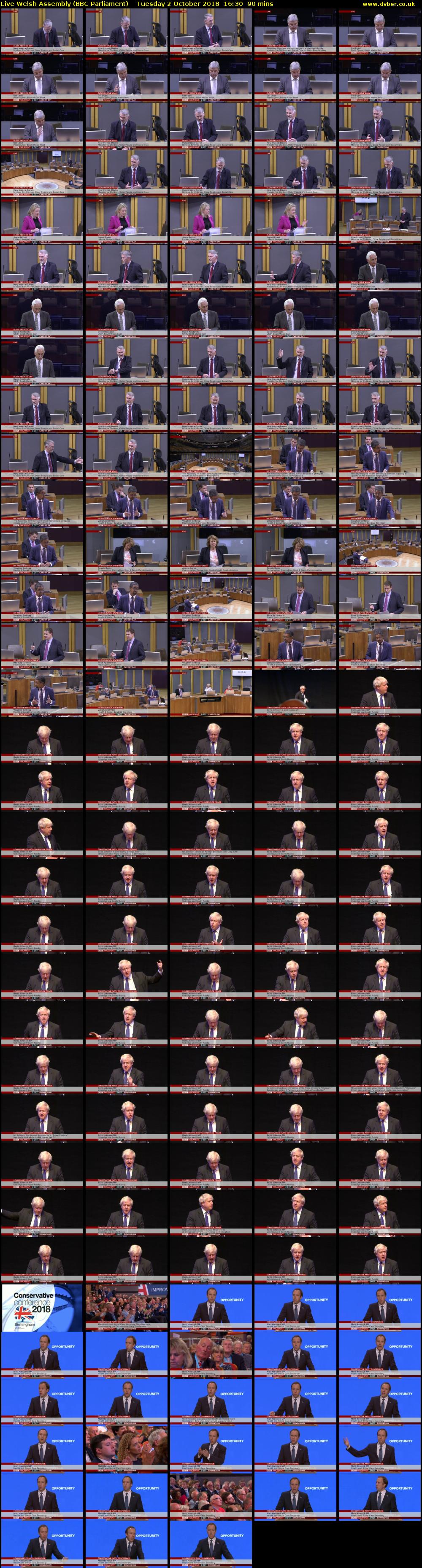 Live Welsh Assembly (BBC Parliament) Tuesday 2 October 2018 16:30 - 18:00