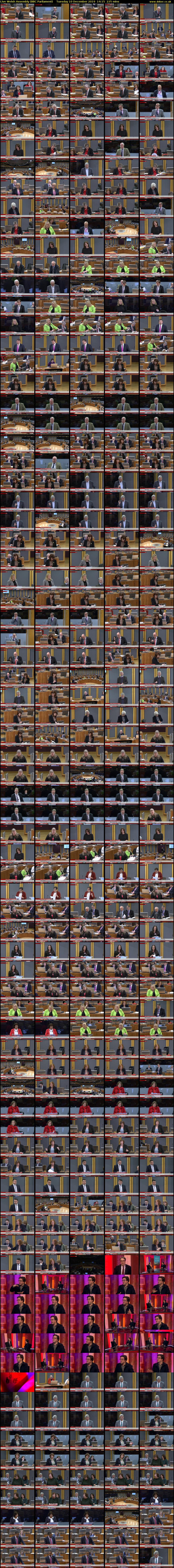 Live Welsh Assembly (BBC Parliament) Tuesday 10 December 2019 14:15 - 18:00