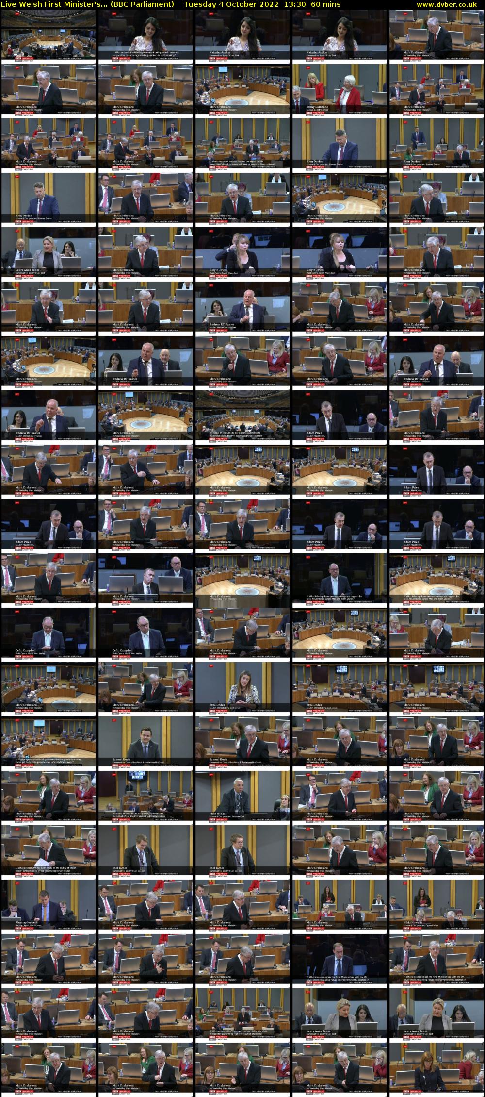 Live Welsh First Minister's... (BBC Parliament) Tuesday 4 October 2022 13:30 - 14:30