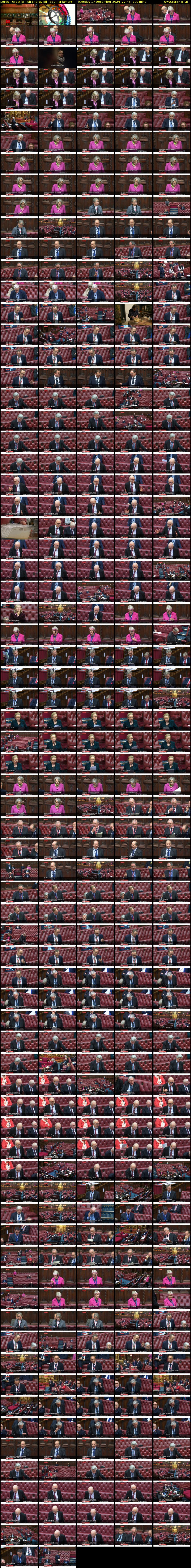 Lords - Great British Energy Bill (BBC Parliament) Tuesday 17 December 2024 22:45 - 02:05