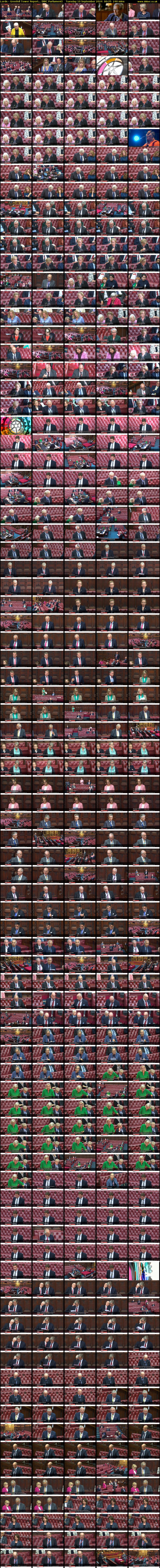 Lords - Grenfell Tower Report... (BBC Parliament) Tuesday 10 September 2024 00:25 - 04:25